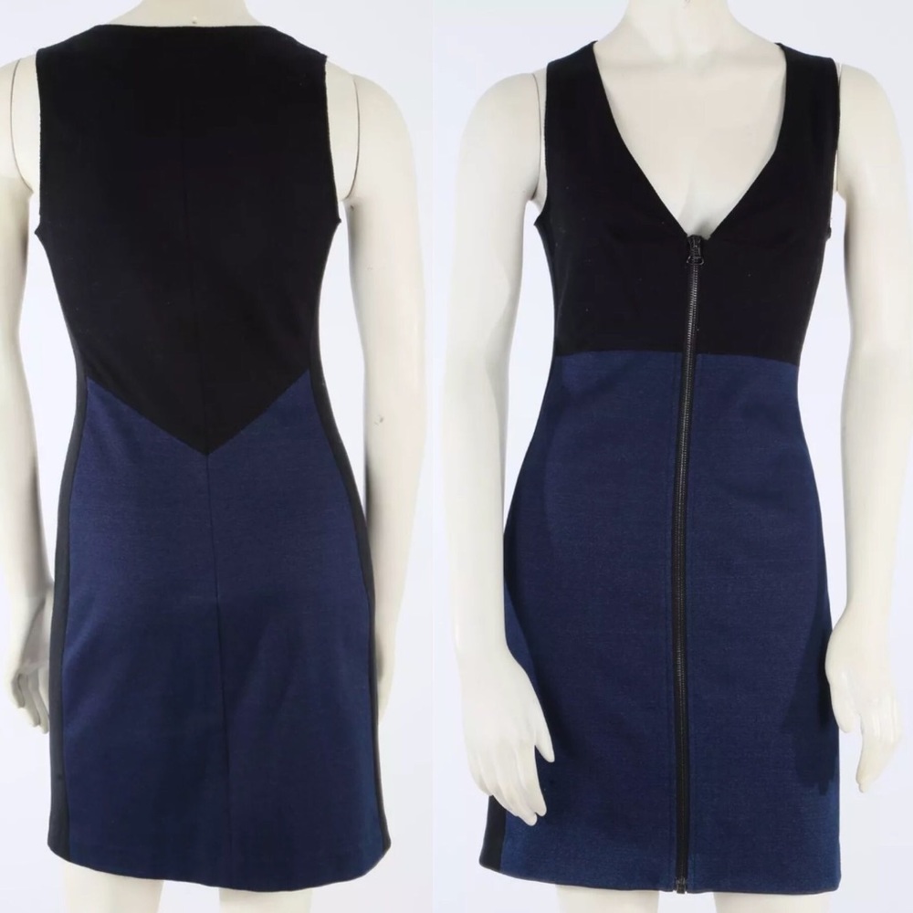 Rag&Bone Bodycon zipper mini sleeveless dress